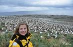 Visita à maior colônia de albatrozes-de-sobrancelha do mundo, em Steeple Jason, no noroeste das Ilhas Malvinas